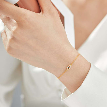 [Lumi Jewellery]Evil Eye Shape Necklace