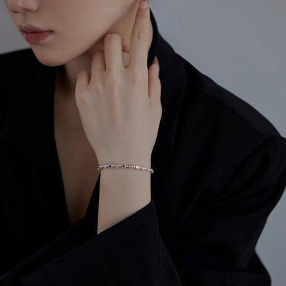 [Lumi Jewellery]Sparkling Exquisite Round Cut Party Bracelet