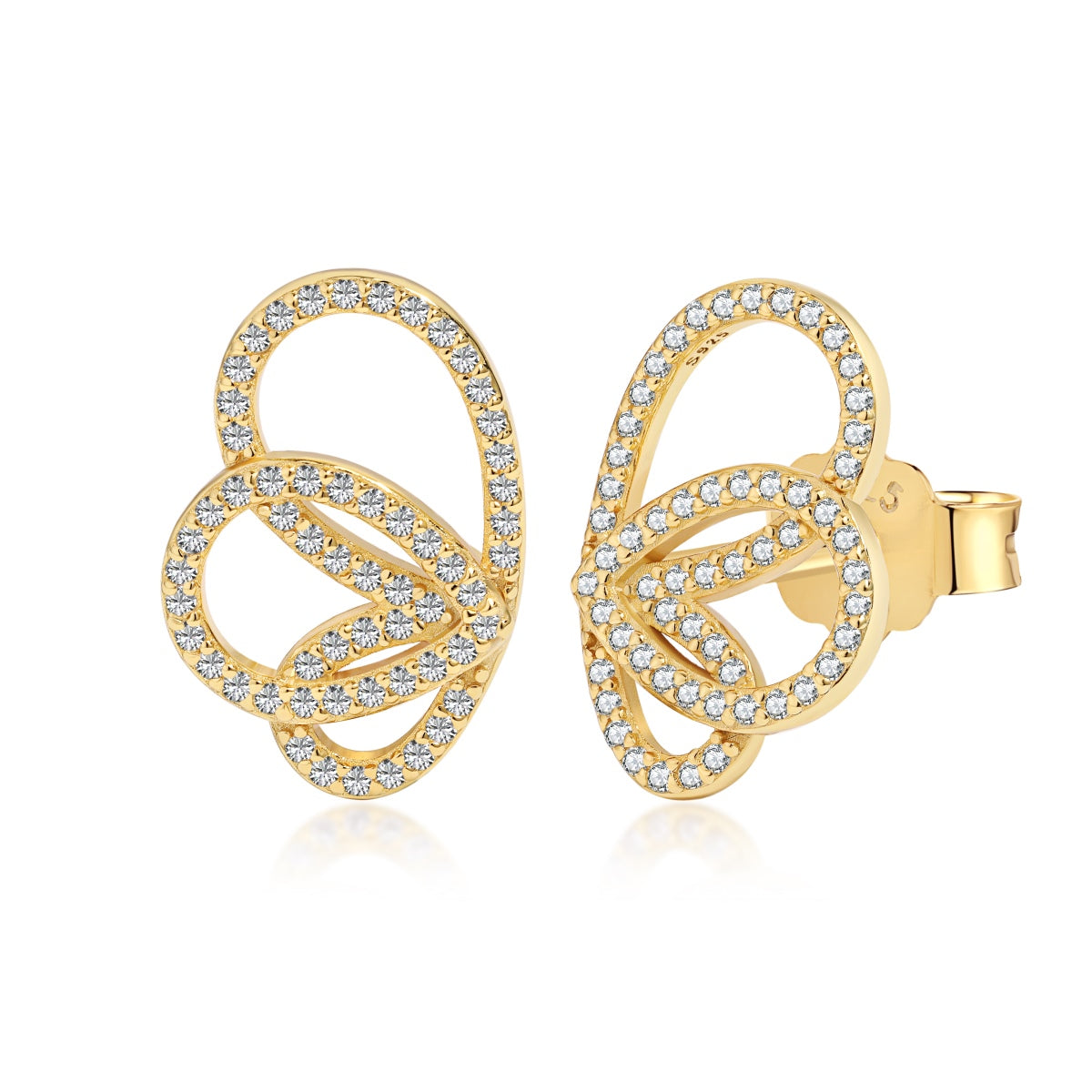 [Lumi Jewellery]Exquisite Butterfly Shape Earrings