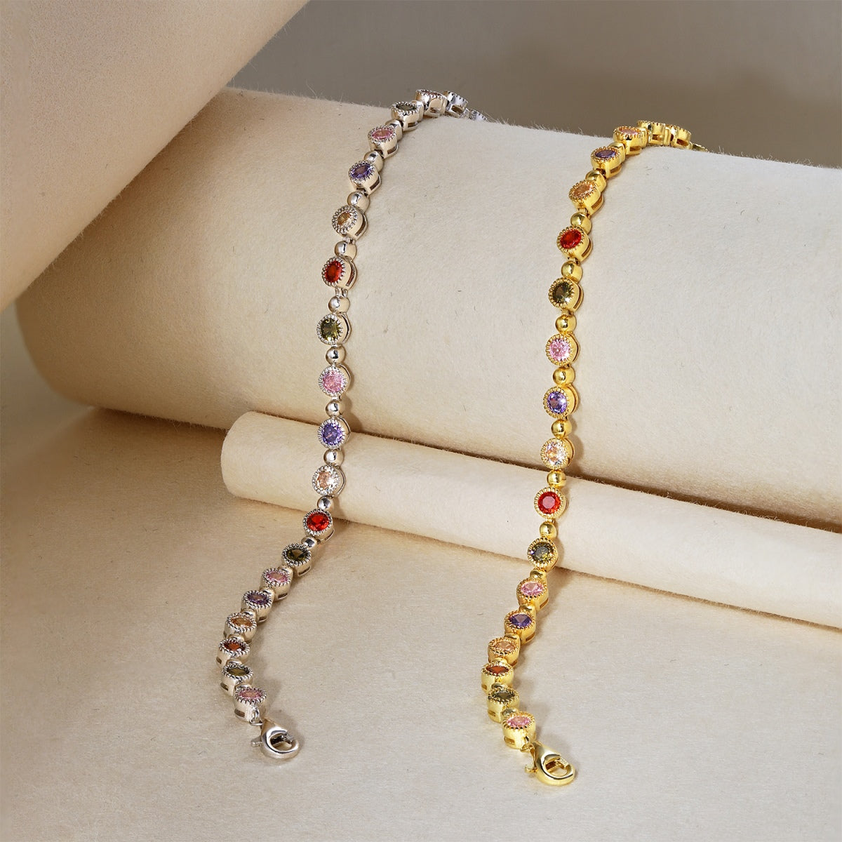 [Lumi Jewellery]Sparkling Exquisite Round Cut Party Bracelet