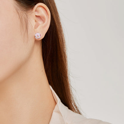 [Lumi Jewellery]Ornate Colorful Octagon Shape Daily Earrings