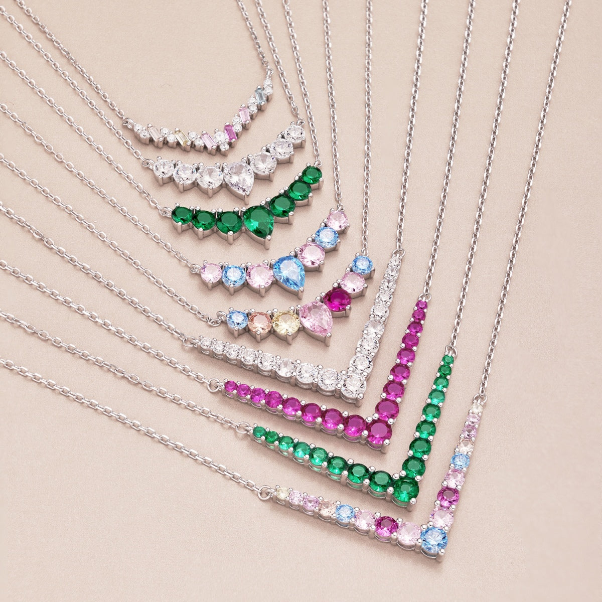 [Lumi Jewellery]Dainty Colorful Heart Necklace