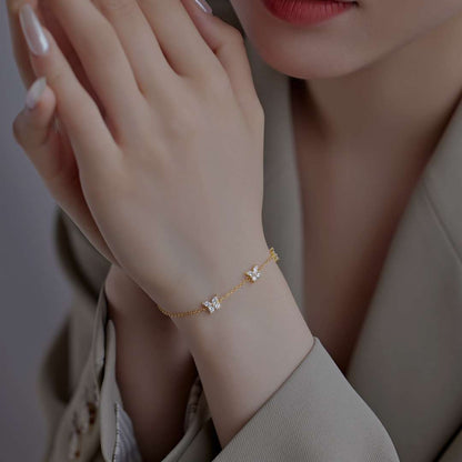 [Lumi Jewellery]Radiant Butterfly Shape Necklace