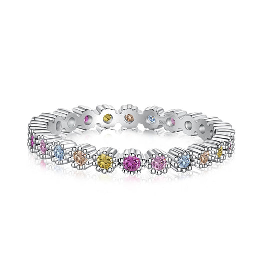[Lumi Jewellery]Exquisite Colorful Round Cut Party Ring