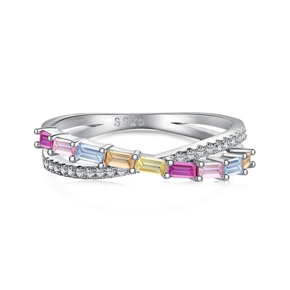 [Lumi Jewellery]Energetic Elegant Radiant Cut Party Ring