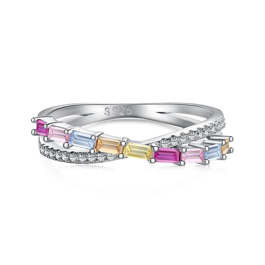 [Lumi Jewellery]Energetic Elegant Radiant Cut Party Ring