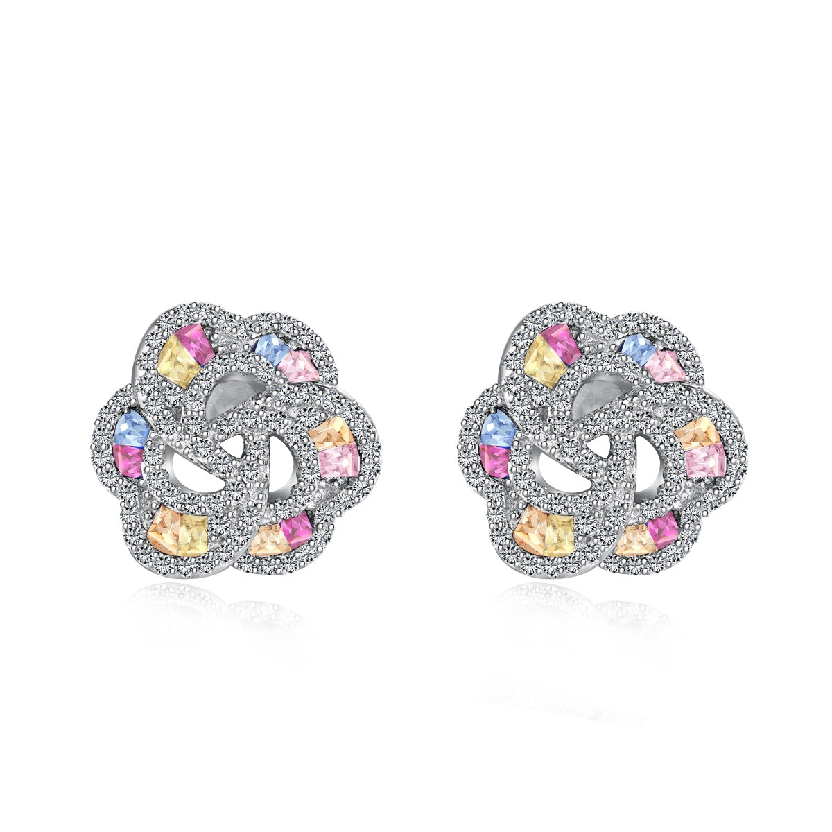[Lumi Jewellery]Exquisite Flower Shape Daily Earrings