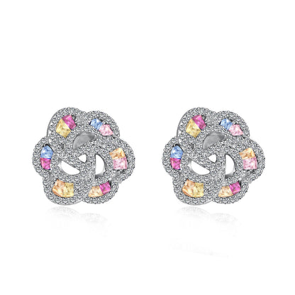 [Lumi Jewellery]Exquisite Flower Shape Daily Earrings