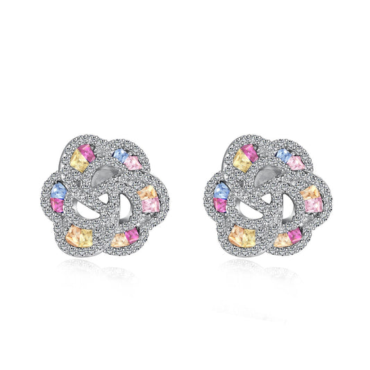 [Lumi Jewellery]Exquisite Flower Shape Daily Earrings
