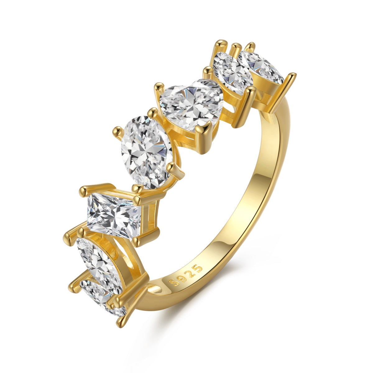 [Lumi Jewellery]Delicate Multi Cut Ring