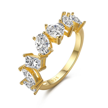 [Lumi Jewellery]Delicate Multi Cut Ring