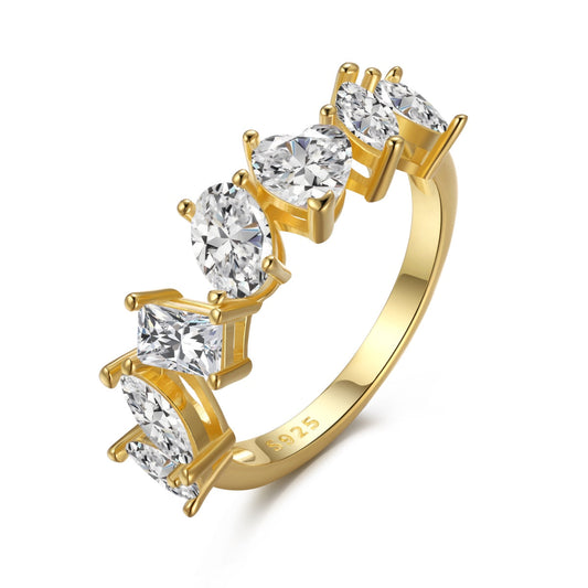 [Lumi Jewellery]Delicate Multi Cut Ring