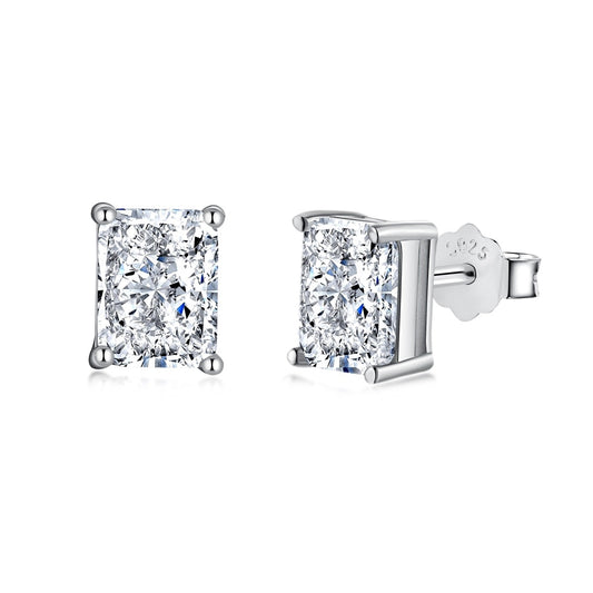 [Lumi Jewellery]Radiant Luxurious Princess Cut Daily Earrings
