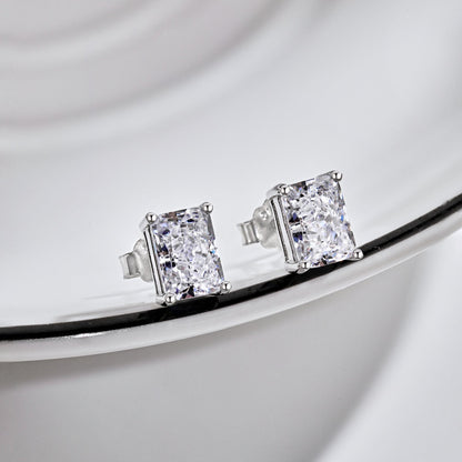 [Lumi Jewellery]Radiant Luxurious Princess Cut Daily Earrings