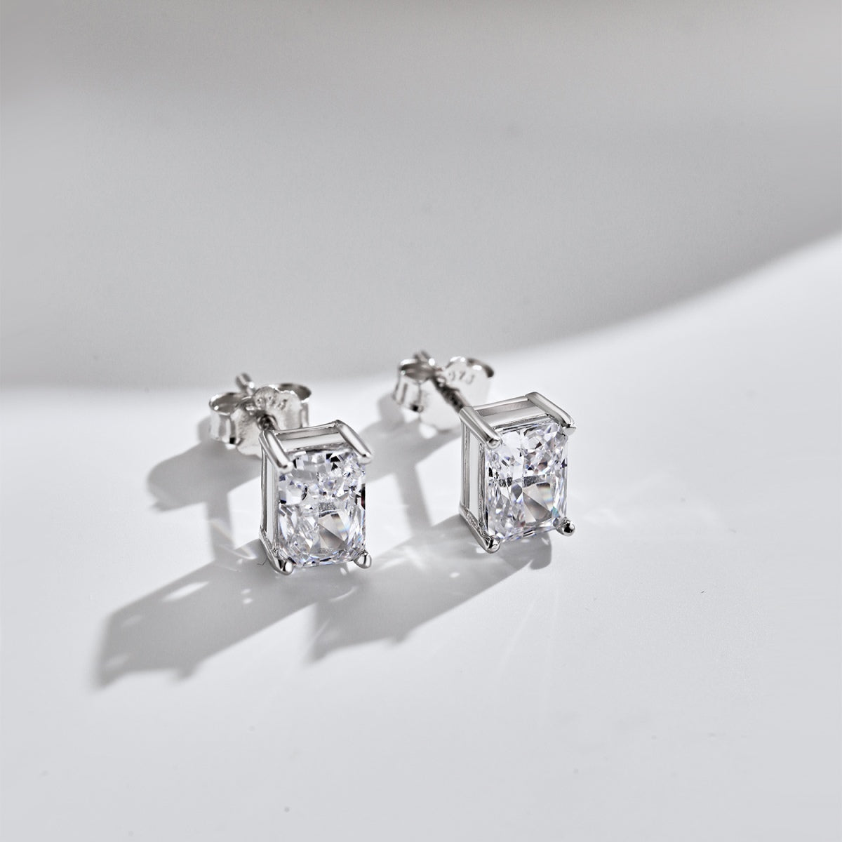 [Lumi Jewellery]Radiant Luxurious Princess Cut Daily Earrings