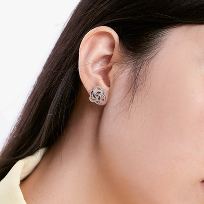 [Lumi Jewellery]Exquisite Flower Shape Daily Earrings