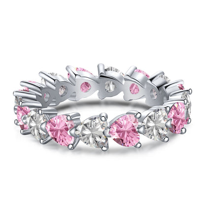 [Lumi Jewellery]0.25 Carat Radiant Romance Heart Cut Lover Ring