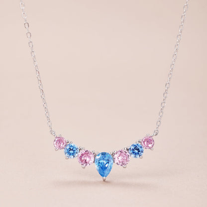 [Lumi Jewellery]Dainty Colorful Heart Necklace