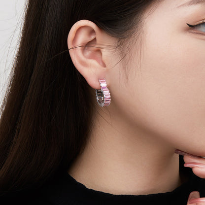 [Lumi Jewellery]Radiant Heart Cutout Earrings