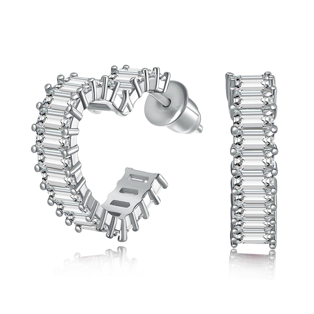 [Lumi Jewellery]Radiant Heart Cutout Earrings