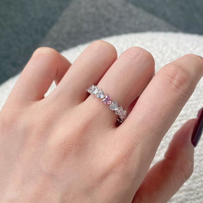 [Lumi Jewellery]0.25 Carat Radiant Romance Heart Cut Lover Ring