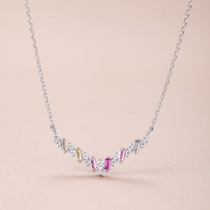 [Lumi Jewellery]Dazzling Rainbow Necklace