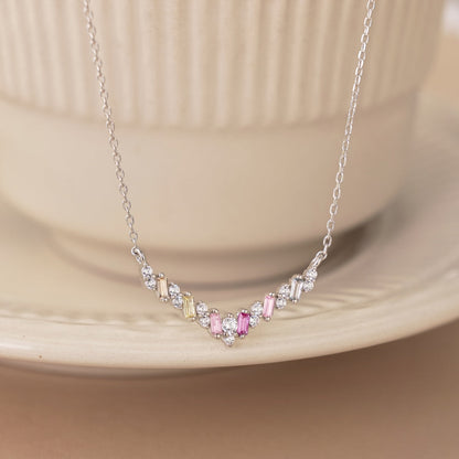 [Lumi Jewellery]Dazzling Rainbow Necklace