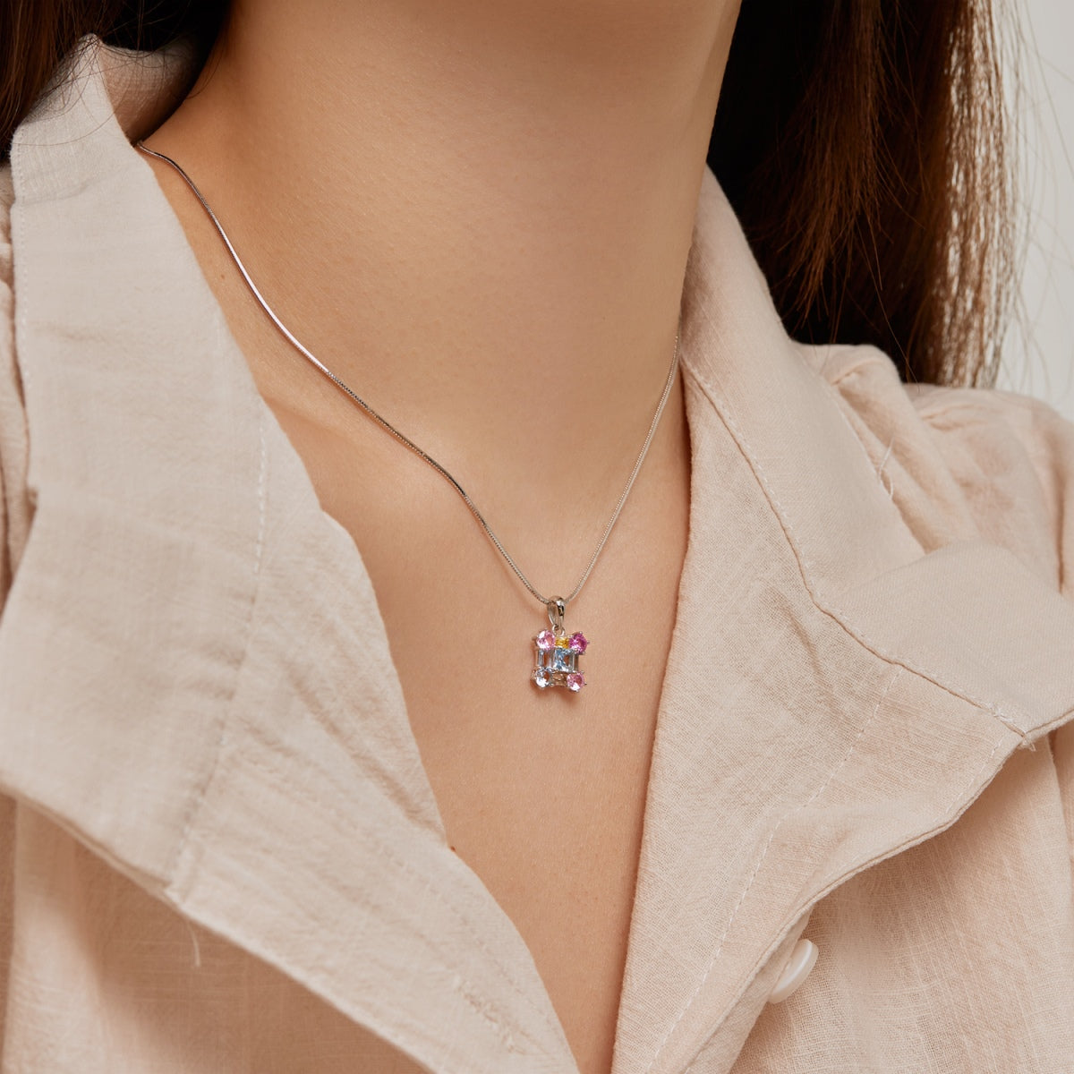 [Lumi Jewellery]Gorgeous Multi Colorful Necklace