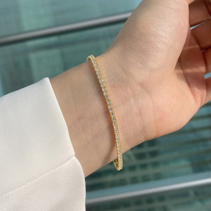 [Lumi Jewellery]Radiant Colorful Round Cut Party Bracelet