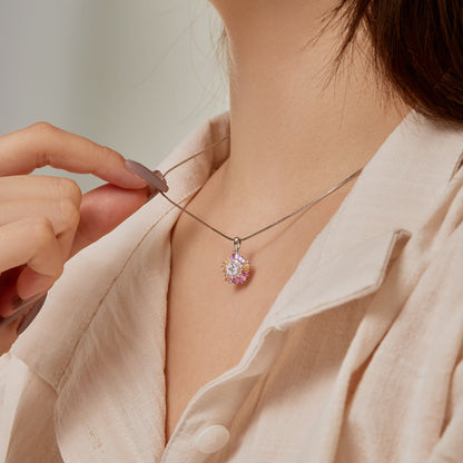 [Lumi Jewellery]Charming Flower Colorful Necklace