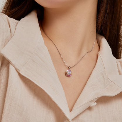 [Lumi Jewellery]Charming Flower Colorful Necklace