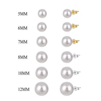 [Lumi Jewellery]Delicate Pearl Earrings