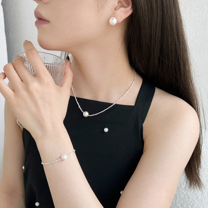 [Lumi Jewellery]Delicate Pearl Earrings