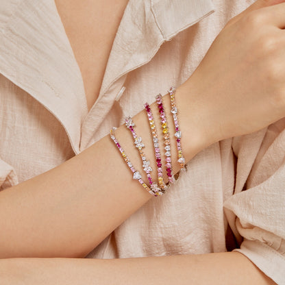 [Lumi Jewellery]Delicate Romantic Heart Shape Lover Bracelet
