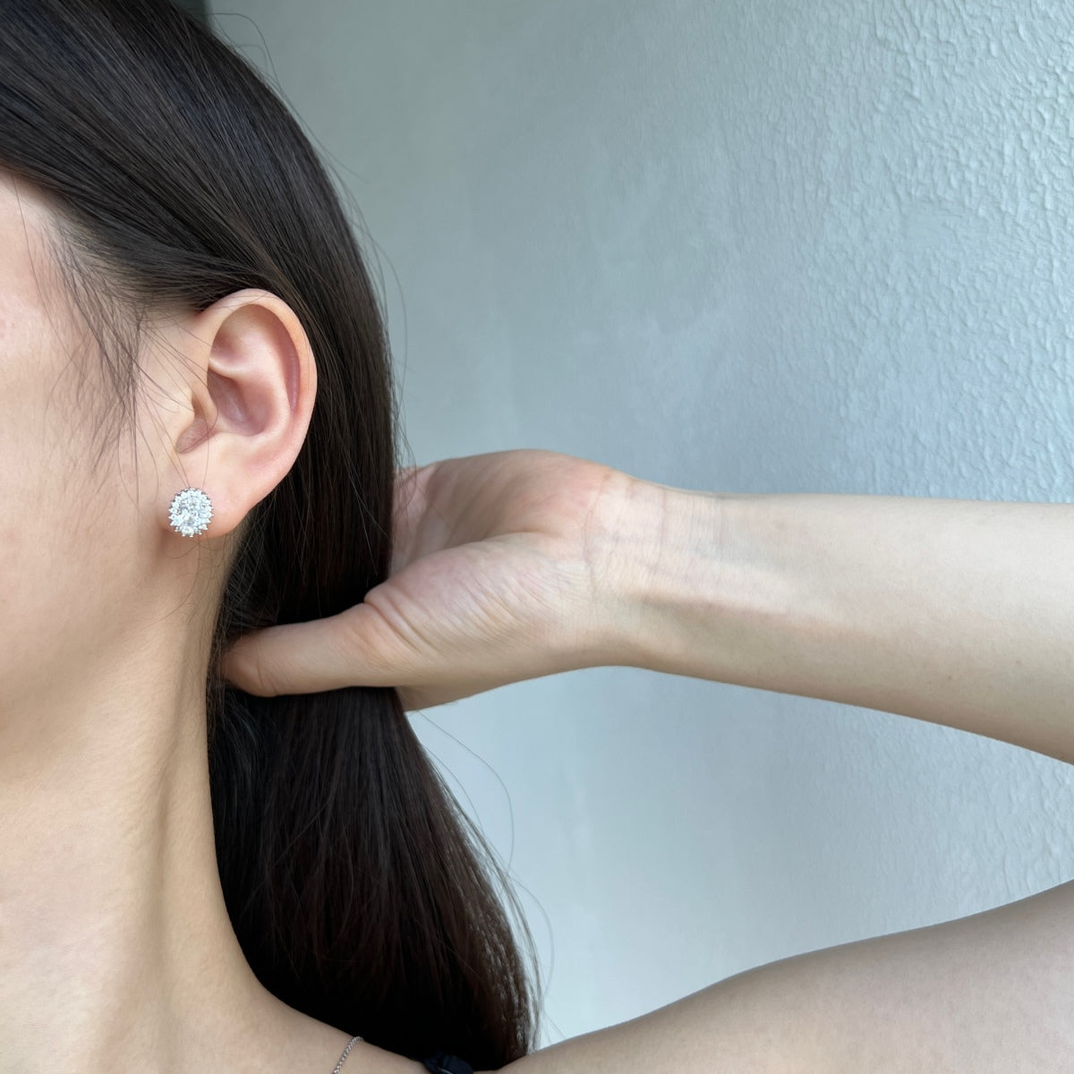 [Lumi Jewellery]Delicate Radiant Oval Cut Daily Earrings
