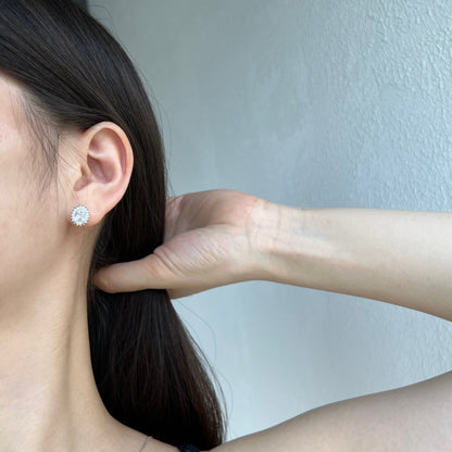 [Lumi Jewellery]Delicate Radiant Oval Cut Daily Earrings
