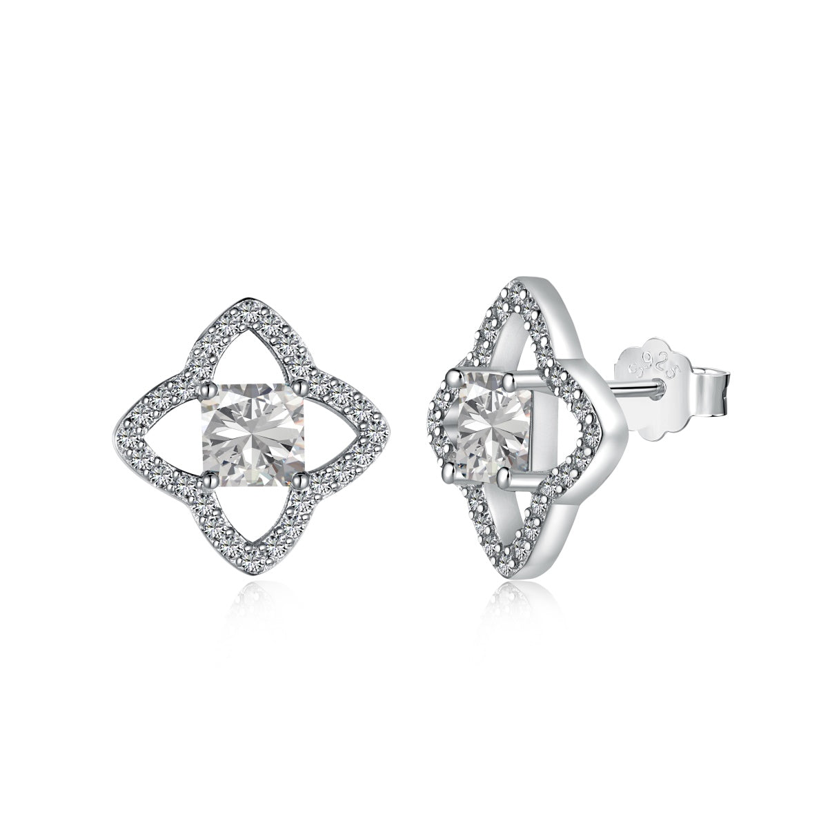 [Lumi Jewellery]Elegant Star Shape Princess Cut Daily Earrings
