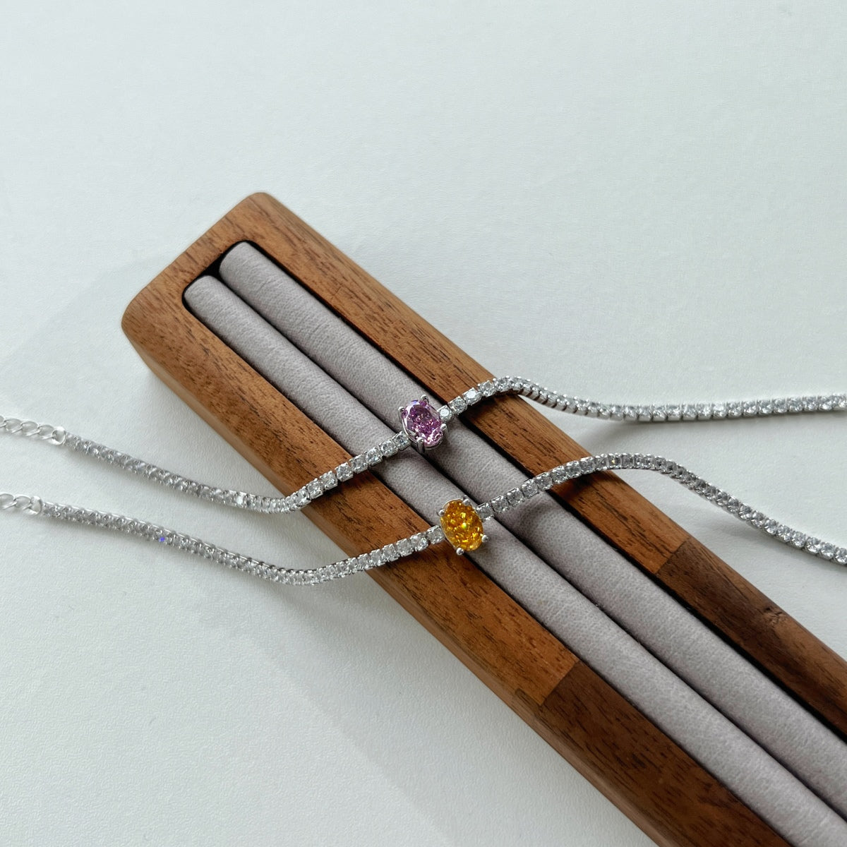 [Lumi Jewellery]0.75 Carat Exquisite Oval Cut Daily Bracelet