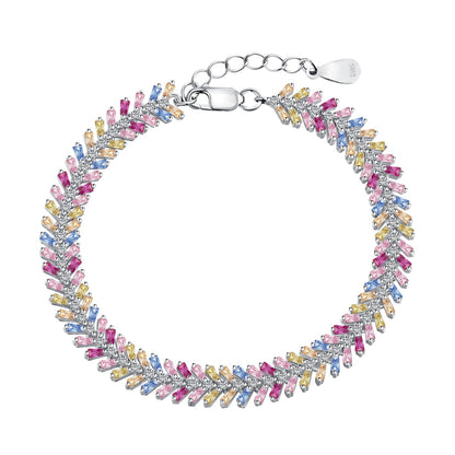 [Lumi Jewellery]Dainty Radiant Emerald Cut Daily Bracelet