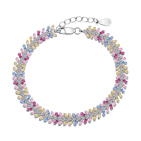 [Lumi Jewellery]Dainty Radiant Emerald Cut Daily Bracelet