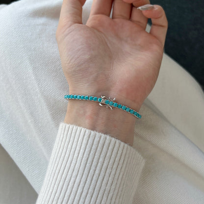 [Lumi Jewellery]Dainty Charming Round Cut Tennis Bracelet