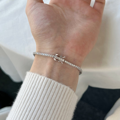 [Lumi Jewellery]Dazzling Exquisite Round Cut Daily Bracelet