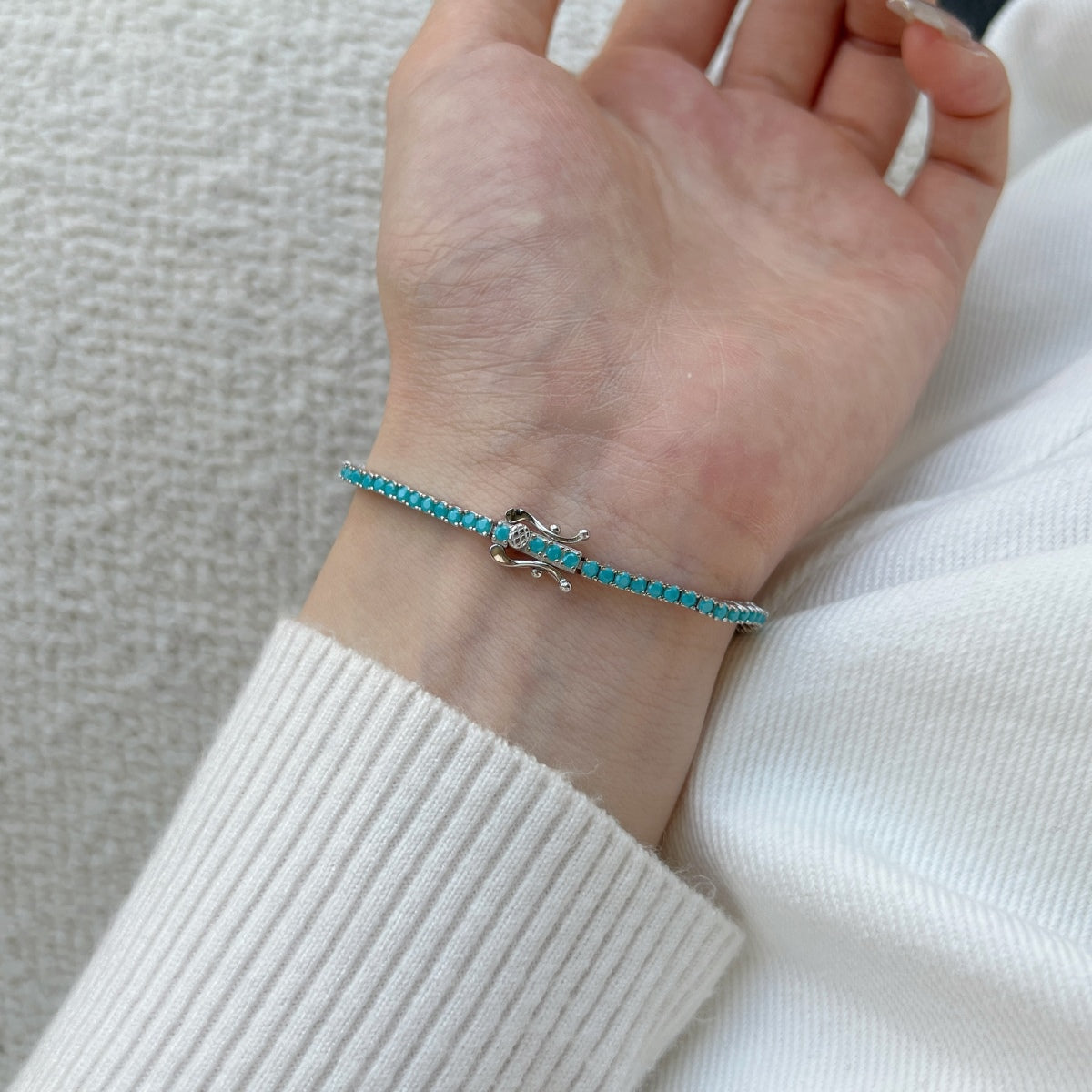 [Lumi Jewellery]Dazzling Exquisite Round Cut Daily Bracelet