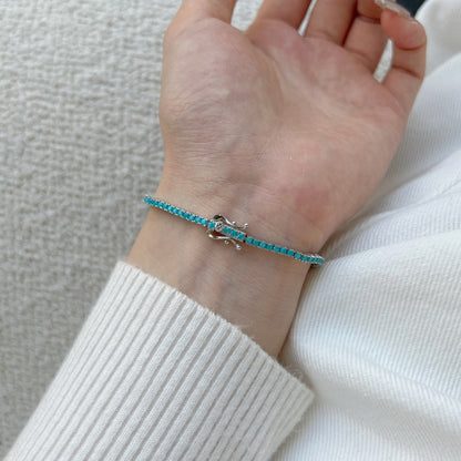 [Lumi Jewellery]Dazzling Exquisite Round Cut Daily Bracelet