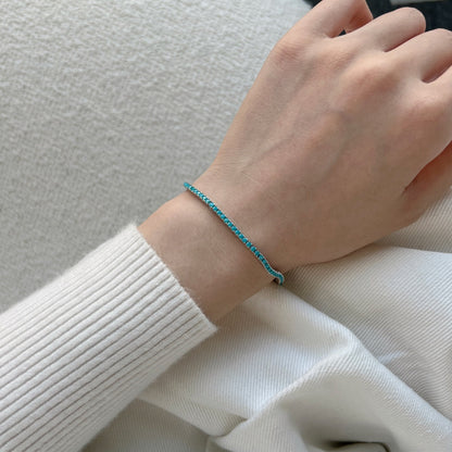 [Lumi Jewellery]Dazzling Exquisite Round Cut Daily Bracelet