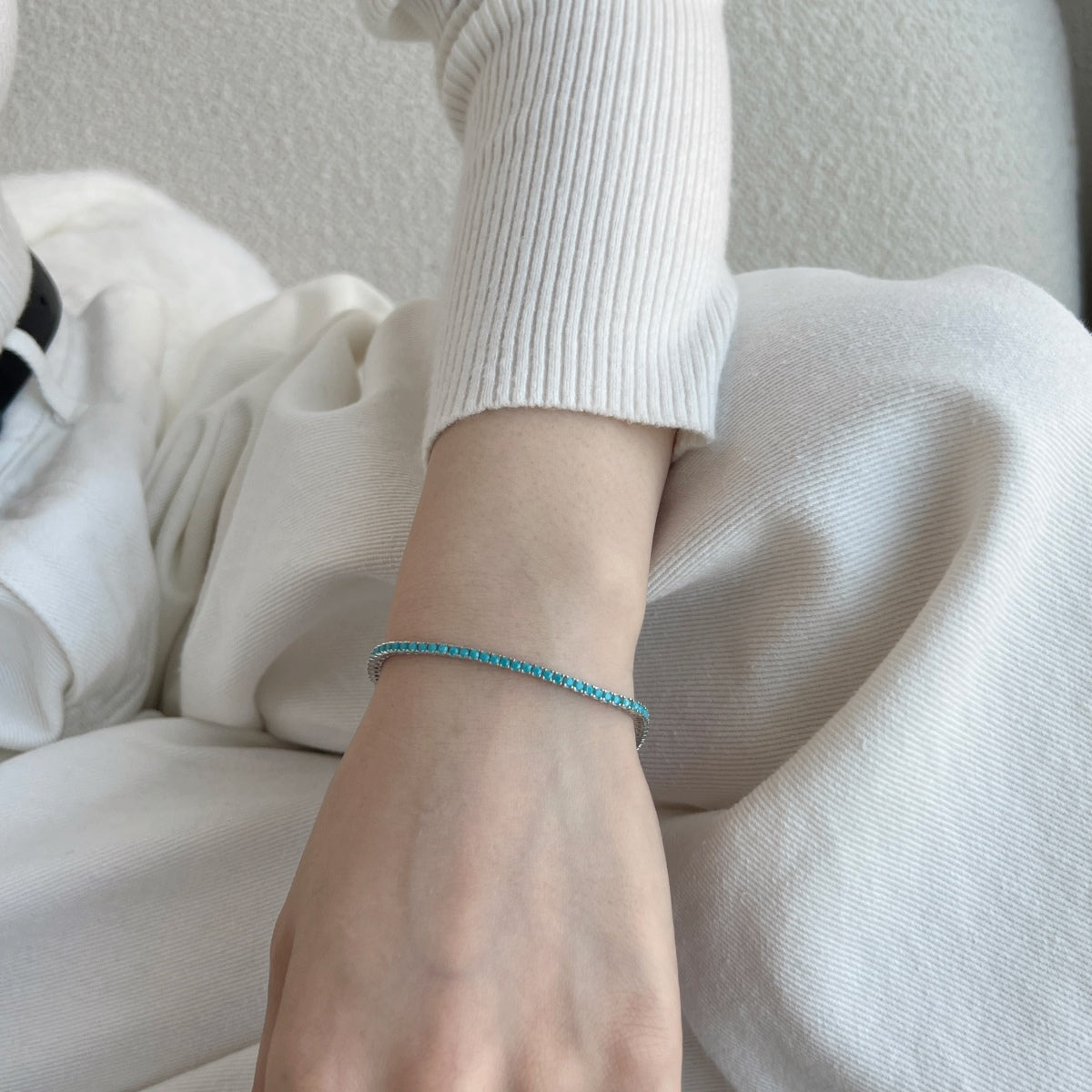 [Lumi Jewellery]Dazzling Exquisite Round Cut Daily Bracelet