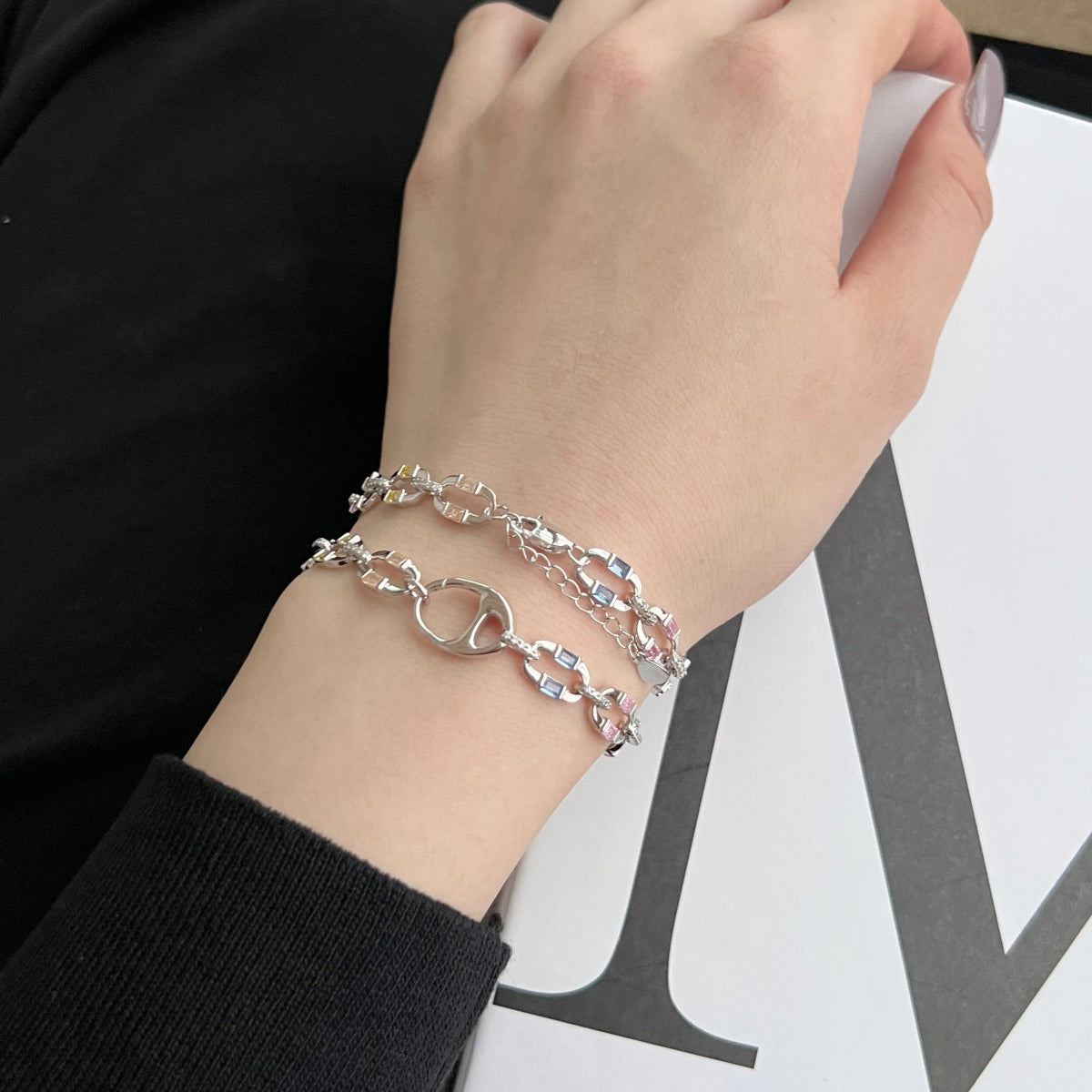 [Lumi Jewellery]Dazzling Colorful Daily Bracelet