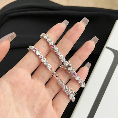 [Lumi Jewellery]Dazzling Radiant Multi Cut Daily Bracelet
