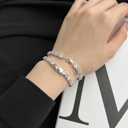 [Lumi Jewellery]Dazzling Radiant Multi Cut Daily Bracelet