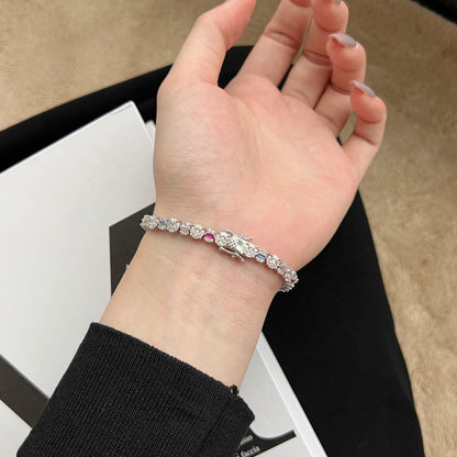 [Lumi Jewellery]Dazzling Radiant Multi Cut Daily Bracelet